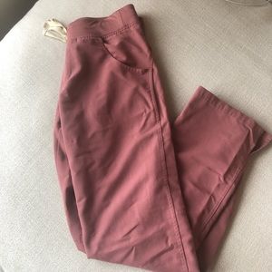 Figs mauve scrub pants S